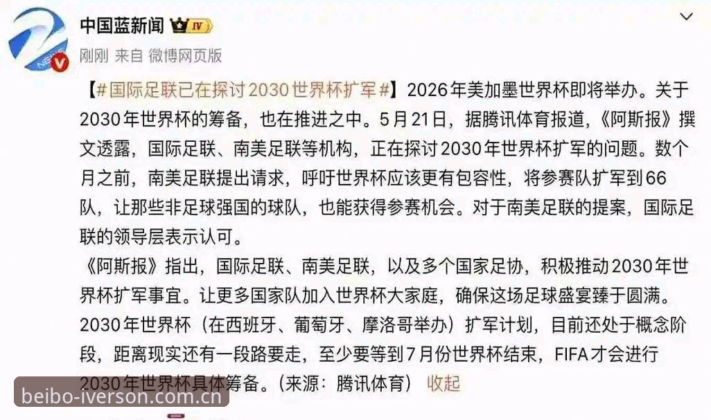 2030世界杯扩军66队完整指南：中国男足重返世界杯的终极机遇